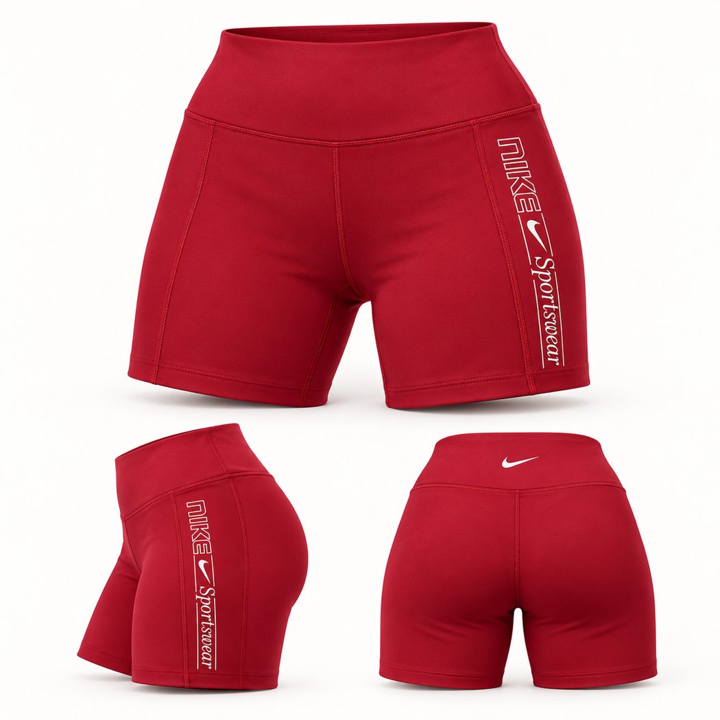 Short Nike One Dri-FIT — rojo burdeos