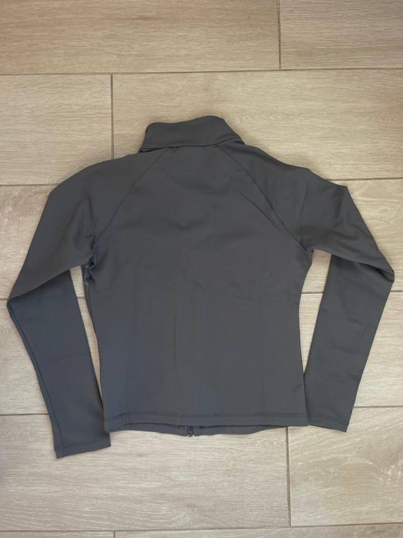 Vista adicional de Chaqueta deportiva Nike gris con cremallera