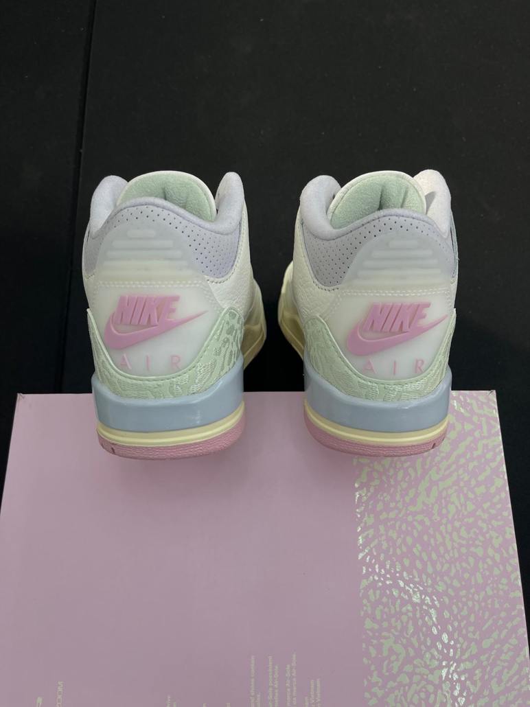 Vista adicional de Air Jordan 3 Retro OG — Sail / Jade Aura